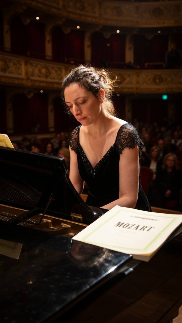 Ellen at the piano